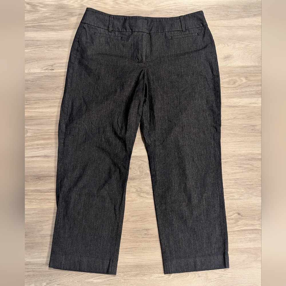 LOFT Capri Pants Business Casual Dark Denim
